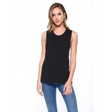 ST1150 StarTee Ladies' Cotton Muscle T-Shirt
