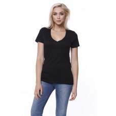 ST1412 StarTee Ladies' CVC V-Neck T-Shirt