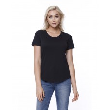 ST1420 StarTee Ladies' CVC Melrose High Low T-shirt