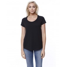 ST1474 StarTee Ladies' CVC Loose Short-Sleeve Raglan
