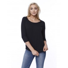 ST1475 StarTee Ladies' CVC Long-Sleeve Raglan