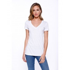 ST1512 StarTee Ladies' Triblend V-Neck T-Shirt