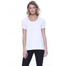 ST1815 StarTee Ladies' Cotton/Modal Open Shoulder