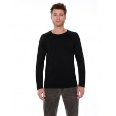 ST2477 StarTee Men's CVC Long-Sleeve Raglan