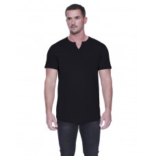 ST2822 StarTee Men's Cotton/Modal Slit V-Neck