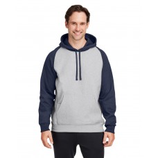 TT96CB Team 365 Unisex Zone HydroSport Heavyweight Colorblock Hooded Sweatshirt