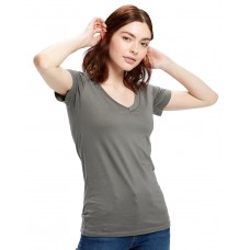 US120 US Blanks Ladies' USA Made V-Neck T-Shirt