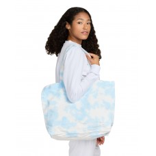 US224CL US Blanks USA Made Cloud Tie-Dye Large Canvas Shopper Tote Bag