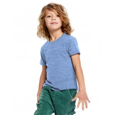 US2500K US Blanks Toddler USA Made Tri-Blend Crewneck T-Shirt