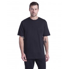 US3017 US Blanks Men's USA Made Tubular Workwear Pocket T-Shirt