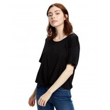 US309 US Blanks Ladies' USA Made Boxy Open Neck Top