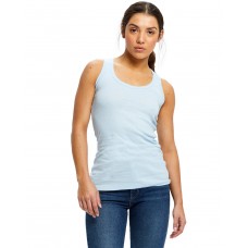 US500 US Blanks Ladies' USA Made Cotton Rib Tank Top