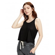 US510 US Blanks Ladies' USA Made Sheer Cropped Racerback Tank Top