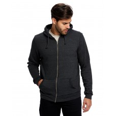 US8010 US Blanks Unisex USA Made Heavyweight Loop Terry Full-Zip Hooded Sweatshirt