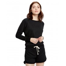 US870 US Blanks Ladies' USA Made French Terry Raglan Boat Neck Sweatshirt