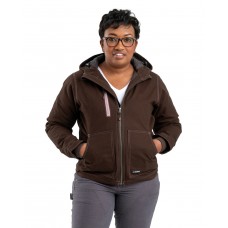 WHJ64 Berne Ladies' Softstone Modern Full-Zip Hooded Jacket