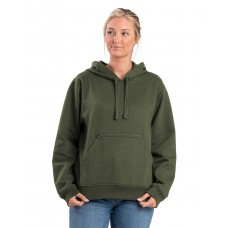 WSP418 Berne Ladies' Heritage Zippered Pocket Hooded Pullover Sweatshirt