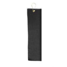 MW26TG Pro Towels Microfiber Waffle Golf Towel with Tri-Fold Grommet