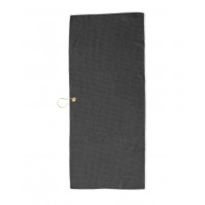 MW40CG Pro Towels Large Microfiber Waffle Golf Towel Brass Grommet & Hook