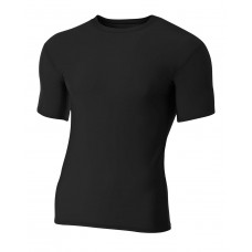 N3130 A4 Adult Polyester Spandex Short Sleeve Compression T-Shirt